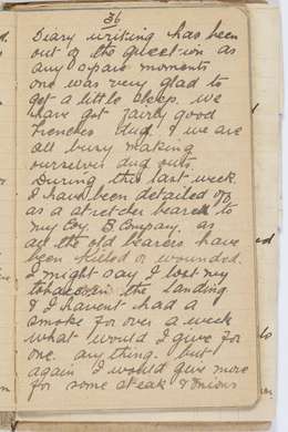 Partridge diary, 1914-1917 / Darrell Partridge - Page 62