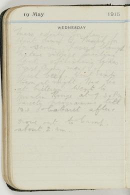 Item 01: Richard Blundell diary, 1 January-31 December 1915 - Page 170