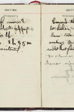 Item 02: Sir Hudson Fysh diary, 1918 - Page 83