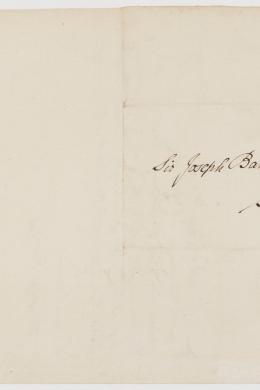 Letter received by Banks from Mr Miller, 12 November [?] (Series 91.19) - No. 00&hellip;