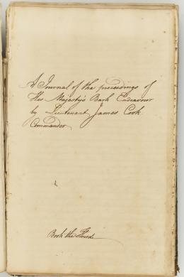 James Cook - A Journal of the proceedings of His Majesty's Bark Endeavour on a v&hellip;