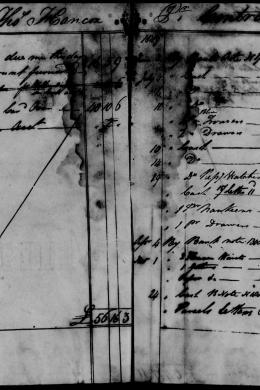 Series 10: Thomas Hassall, cash account book, 1819-1826: No. 02