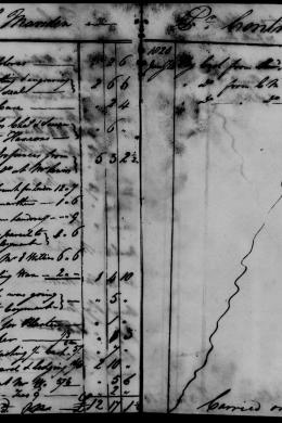 Series 10: Thomas Hassall, cash account book, 1819-1826: No. 05