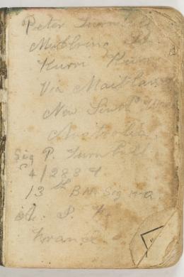 Item 01: Peter Turnbull diary, 6 February-31 December 1916: No. 003