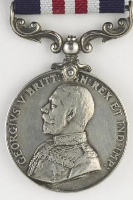 Item 01: Peter Turnbull military medal, ca. 1917-1918: No. 6