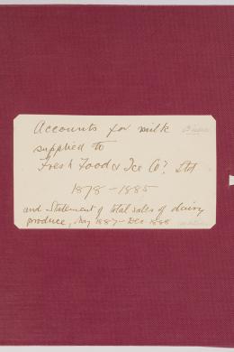 photograph of Volume 101 Item 06: William and James Macarthur dairy accounts, 1878-1888